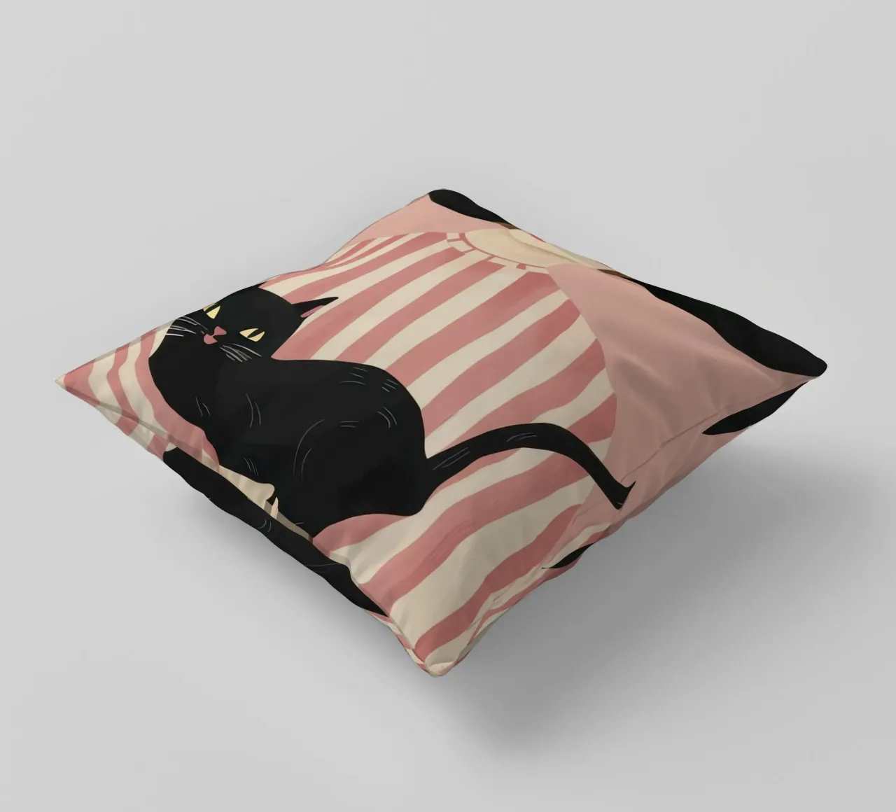 Gatto Noir Muse cuscino da Bring Haven