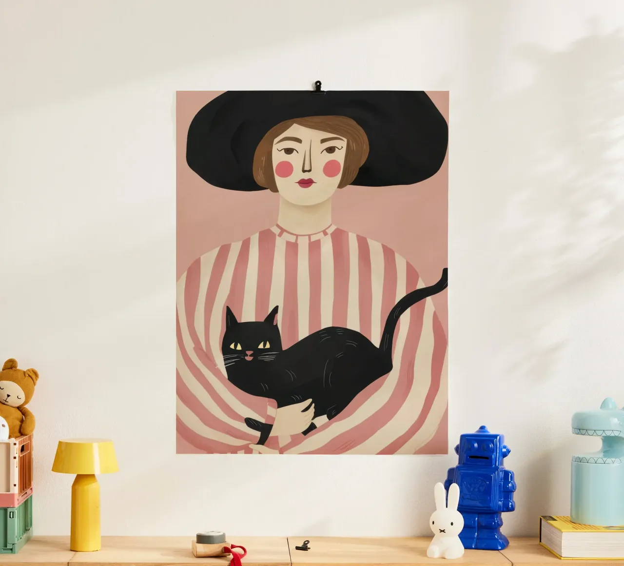 Gatto Noir Muse carta hahnemühle da Bring Haven