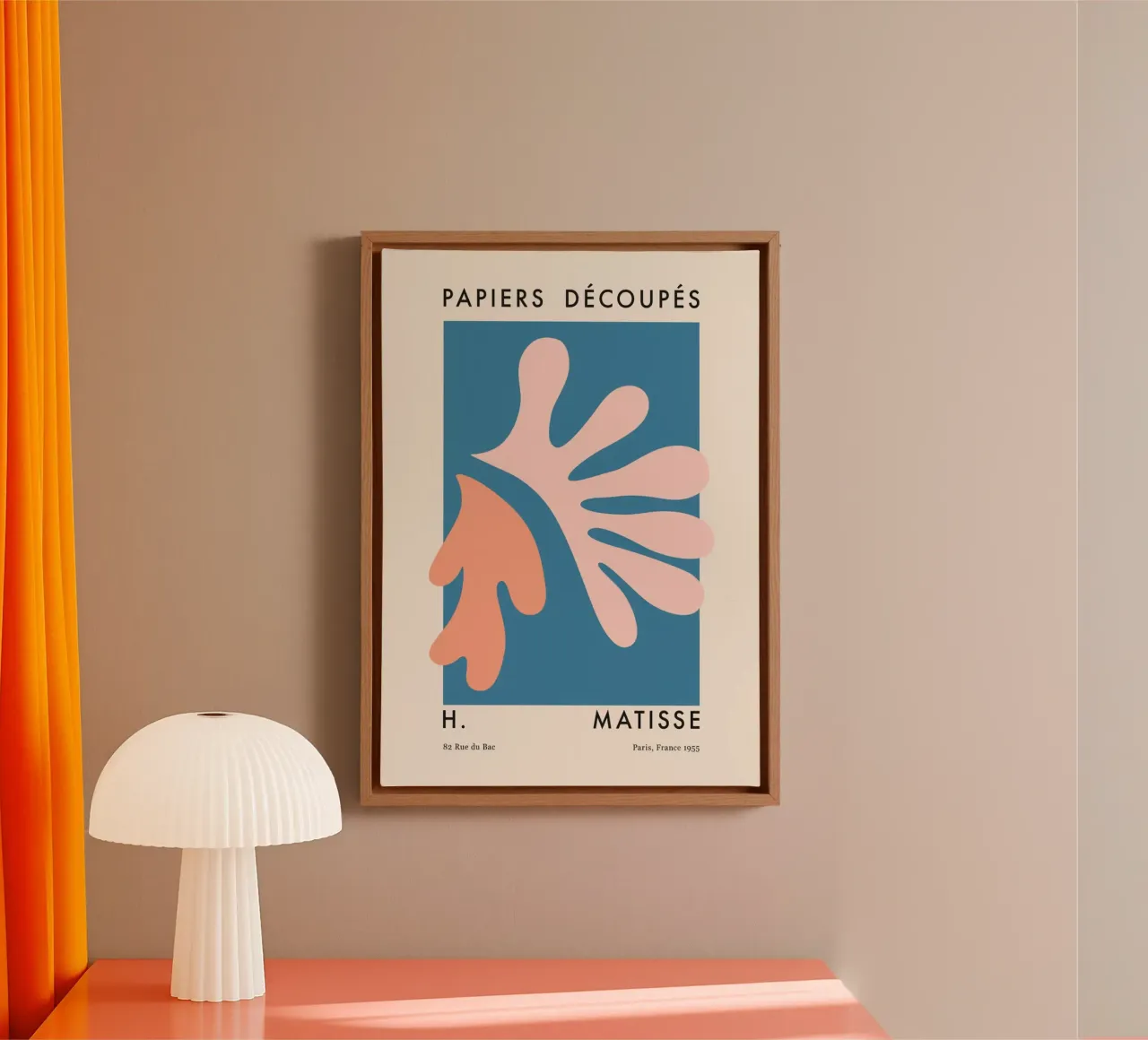 Henri Matisse - Francia 1955 tela con Cornice a cassetta da DODOLAN STORE