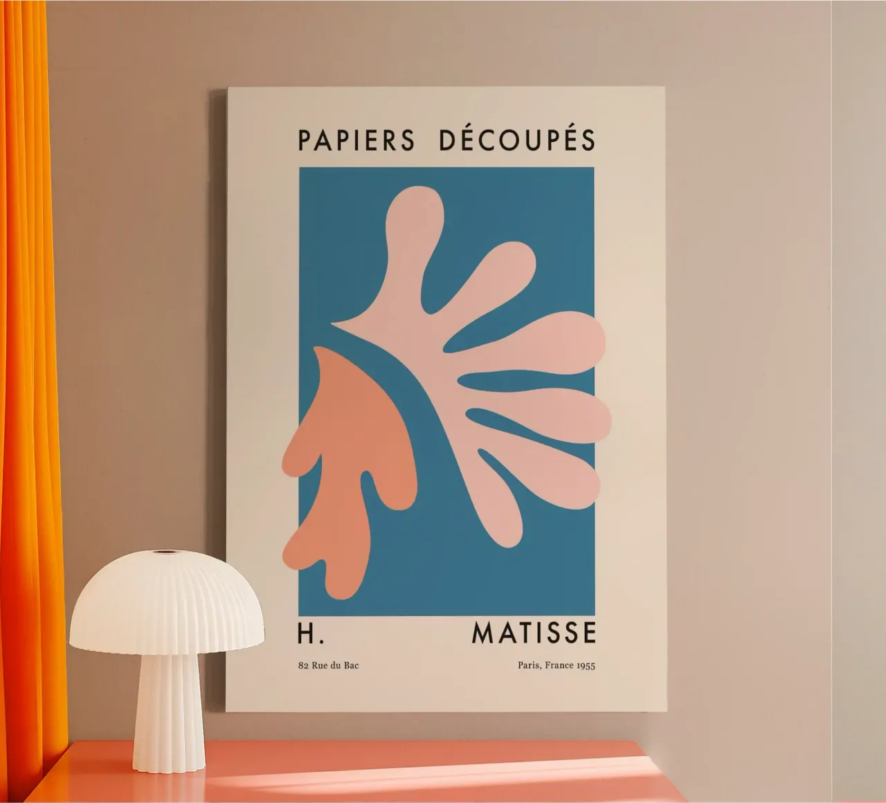 Henri Matisse - Francia 1955 tela con Cornice a cassetta da DODOLAN STORE