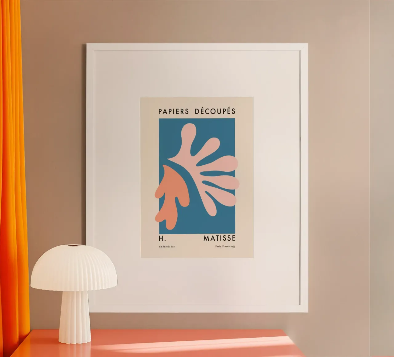 Henri Matisse - Francia 1955 poster con telaio in plastica da DODOLAN STORE