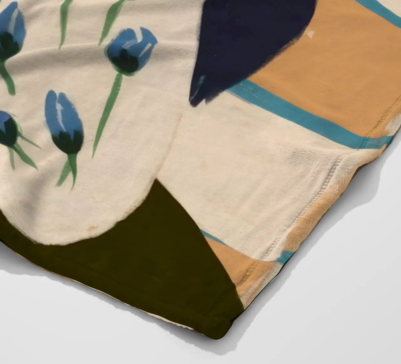 Contemplazione sul vino a scacchi coperta in pile da Bring Haven