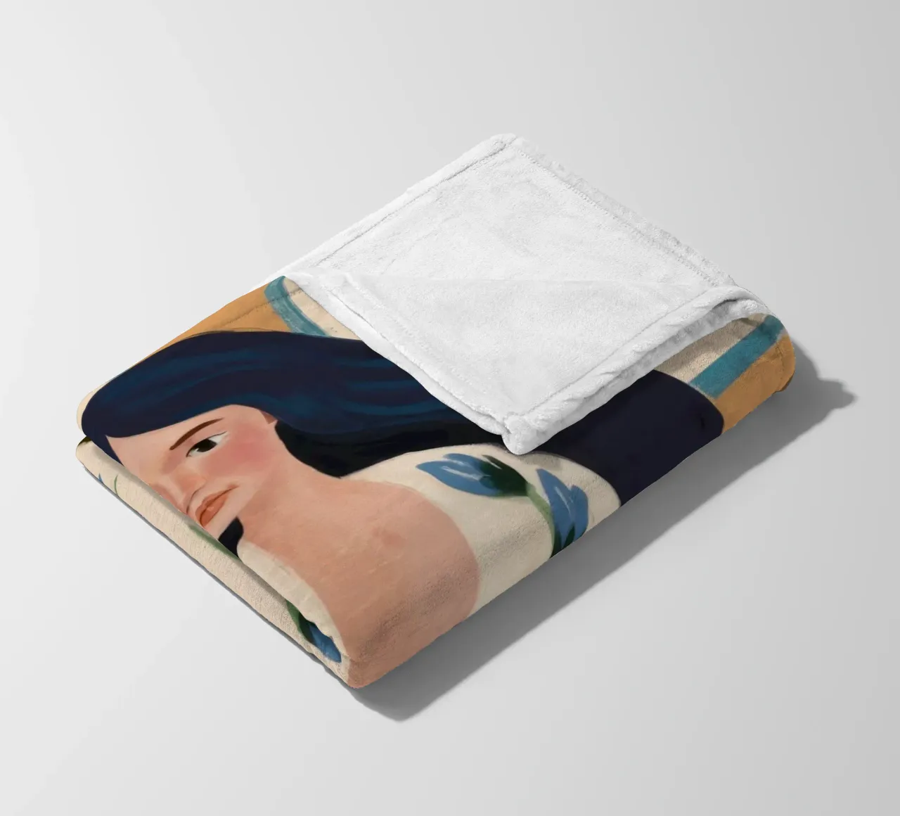 Contemplazione sul vino a scacchi coperta in pile da Bring Haven