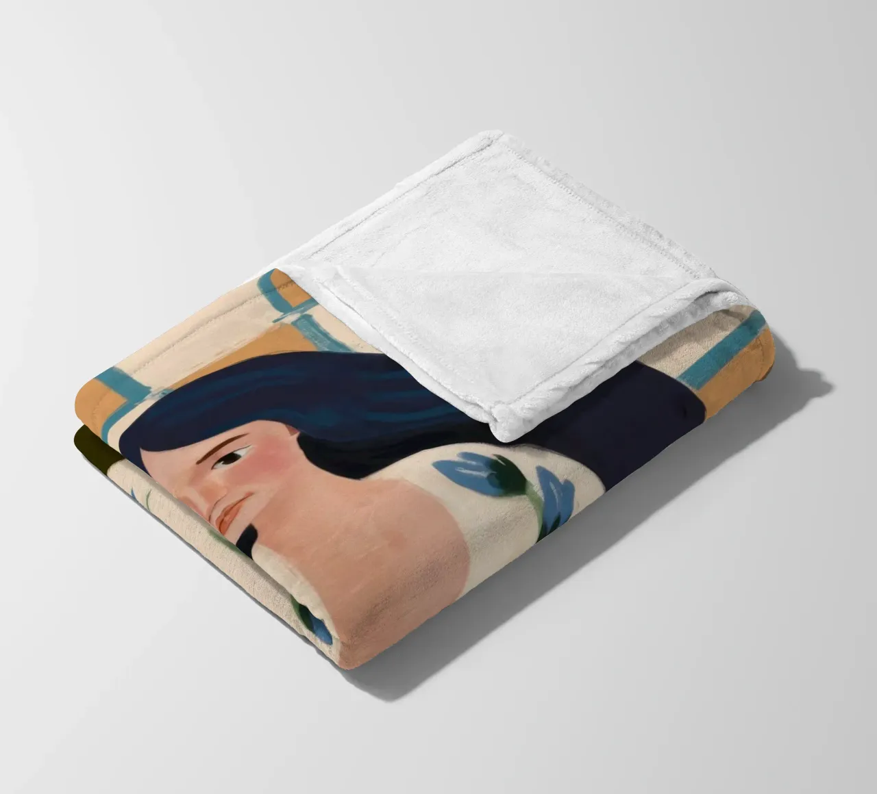 Contemplazione sul vino a scacchi coperta in pile da Bring Haven