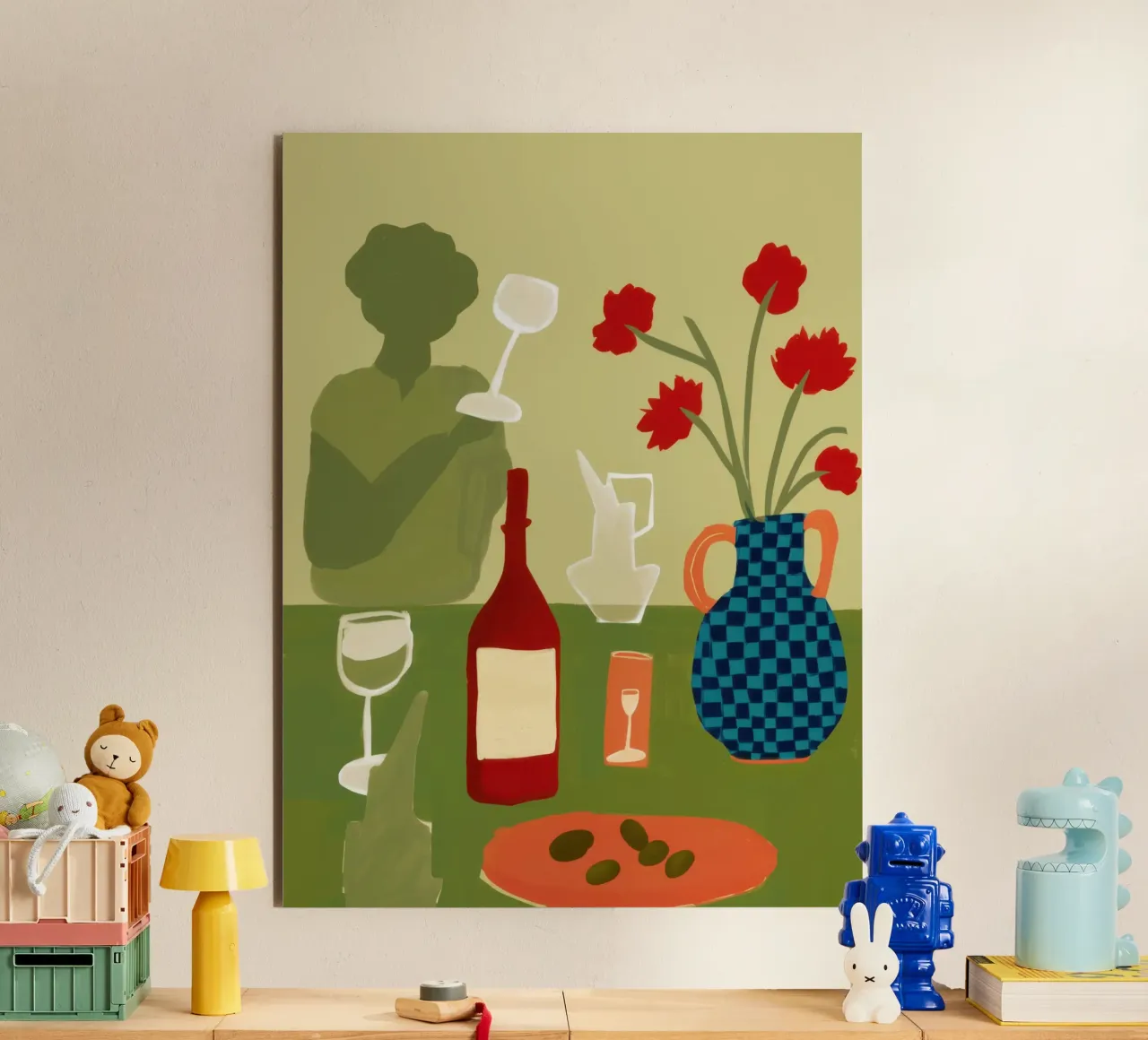 Rendez-vous abstrait du coquelicot panneau forex de Bring Haven