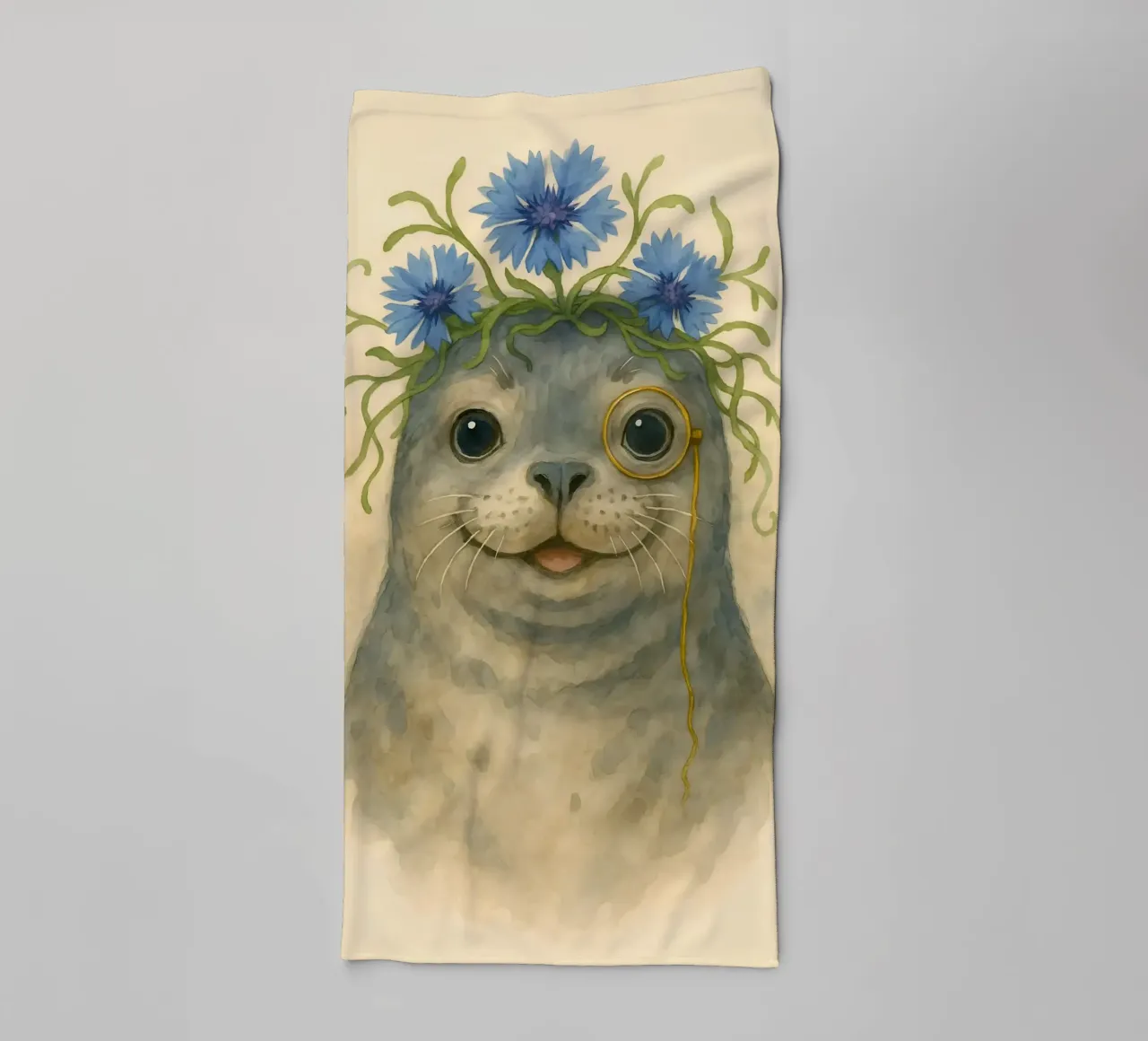 Il sigillo del gentiluomo asciugamano da bagno da Graceful Desine