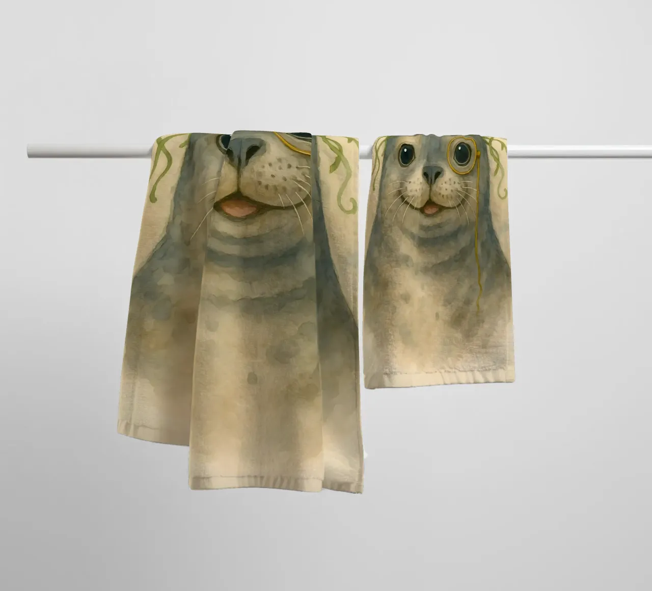 Il sigillo del gentiluomo asciugamano da bagno da Graceful Desine