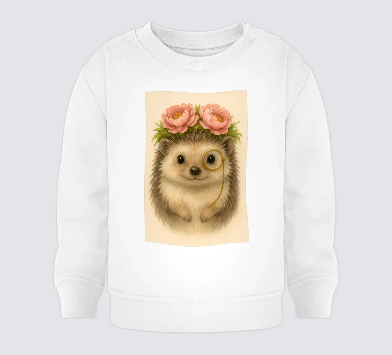 Il maiale Sir Snuggle in fiore felpa neonato da Graceful Desine