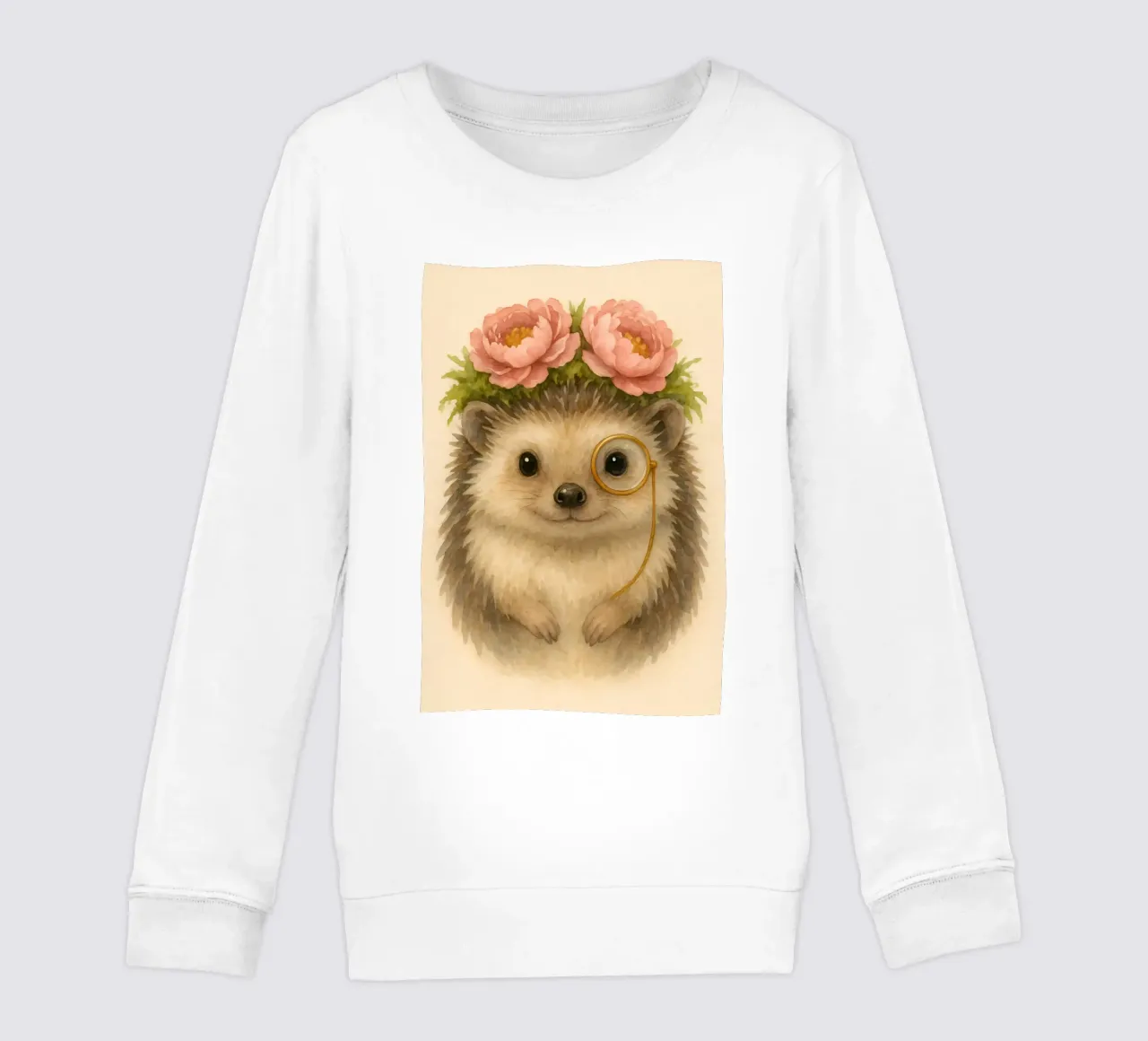 Il maiale Sir Snuggle in fiore felpa bambino da Graceful Desine