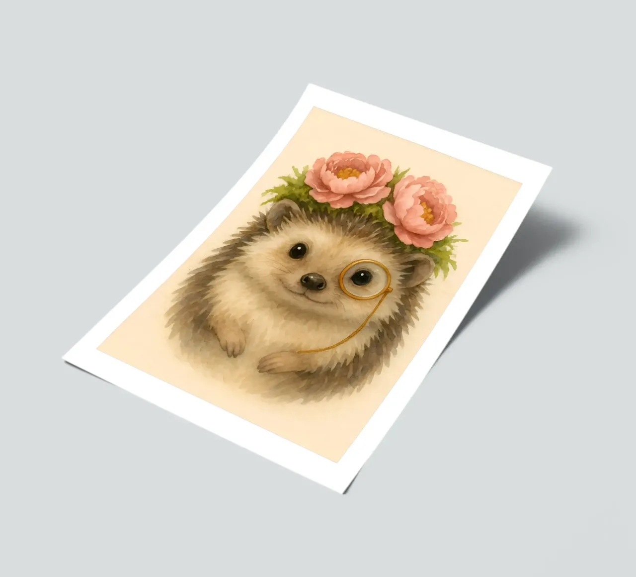 Sir Snuggle hog in Bloom Stickerbogen von Graceful Desine