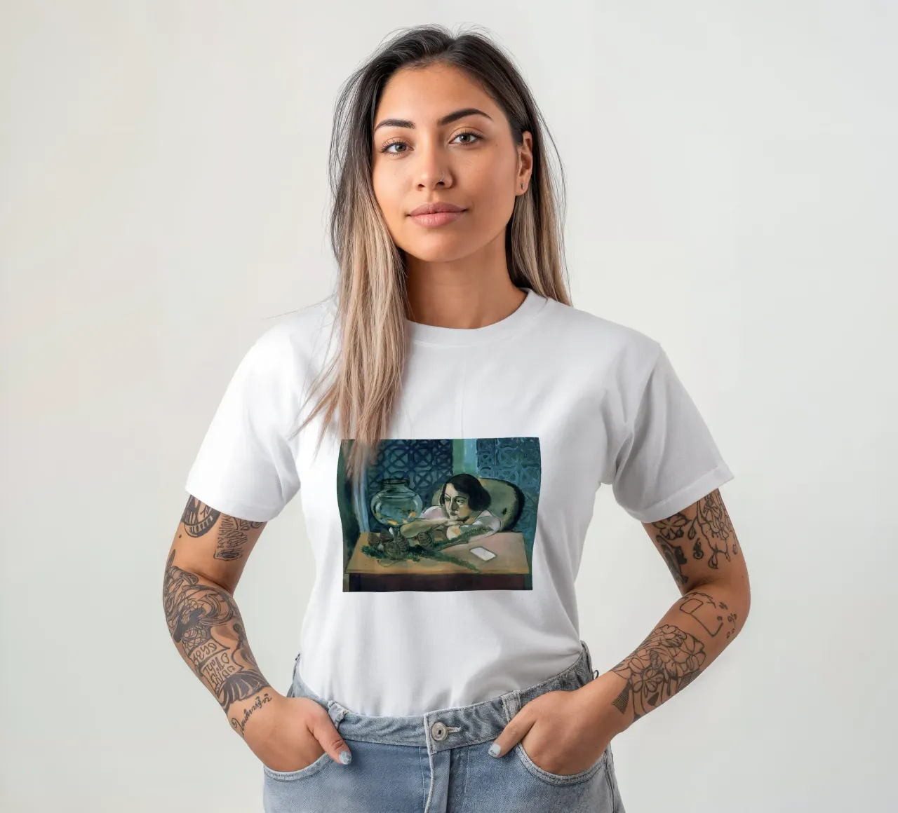 Henri Matisse - Donna sola t-shirt da DODOLAN STORE