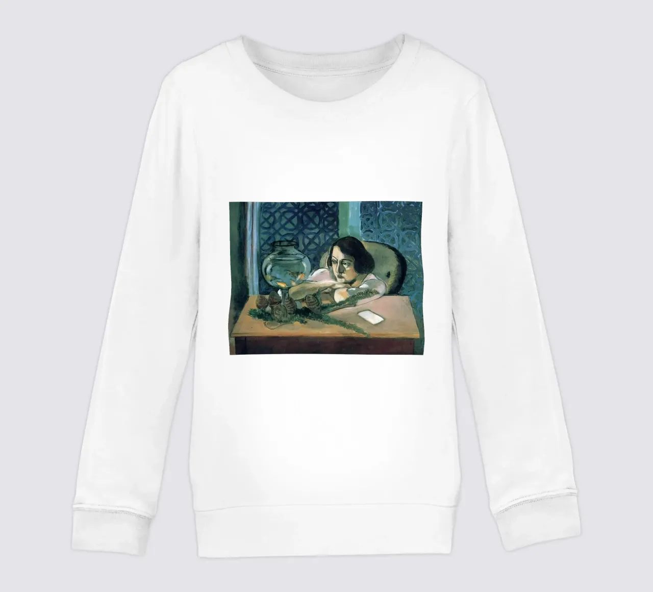 Henri Matisse - Donna sola felpa bambino da DODOLAN STORE