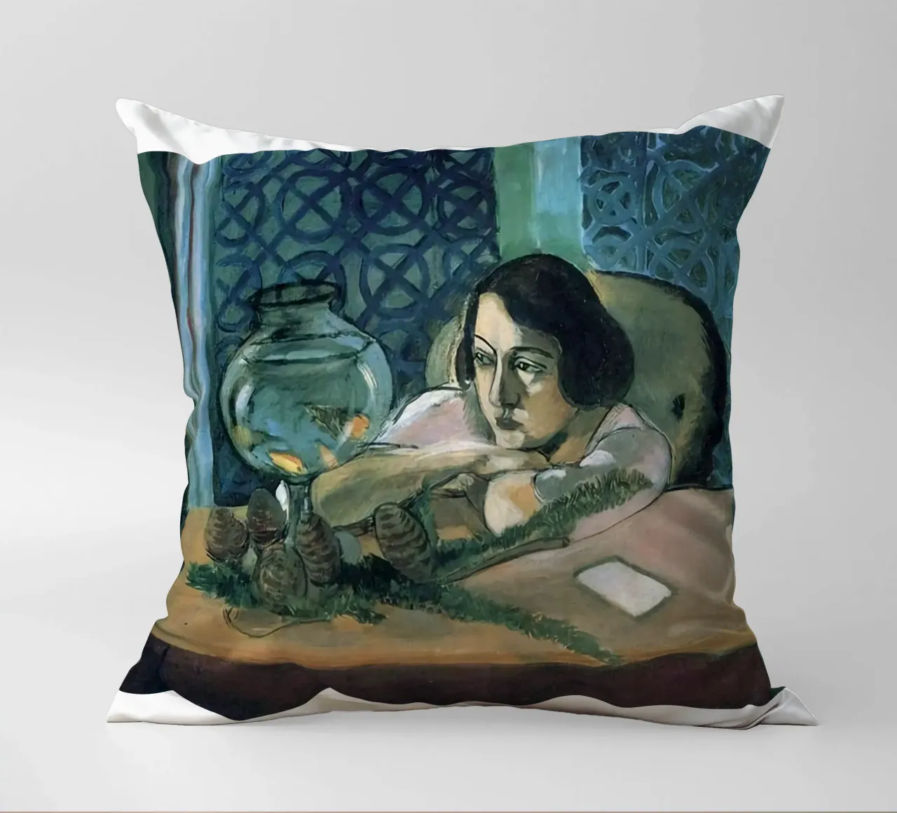 Henri Matisse - Donna sola cuscino da DODOLAN STORE