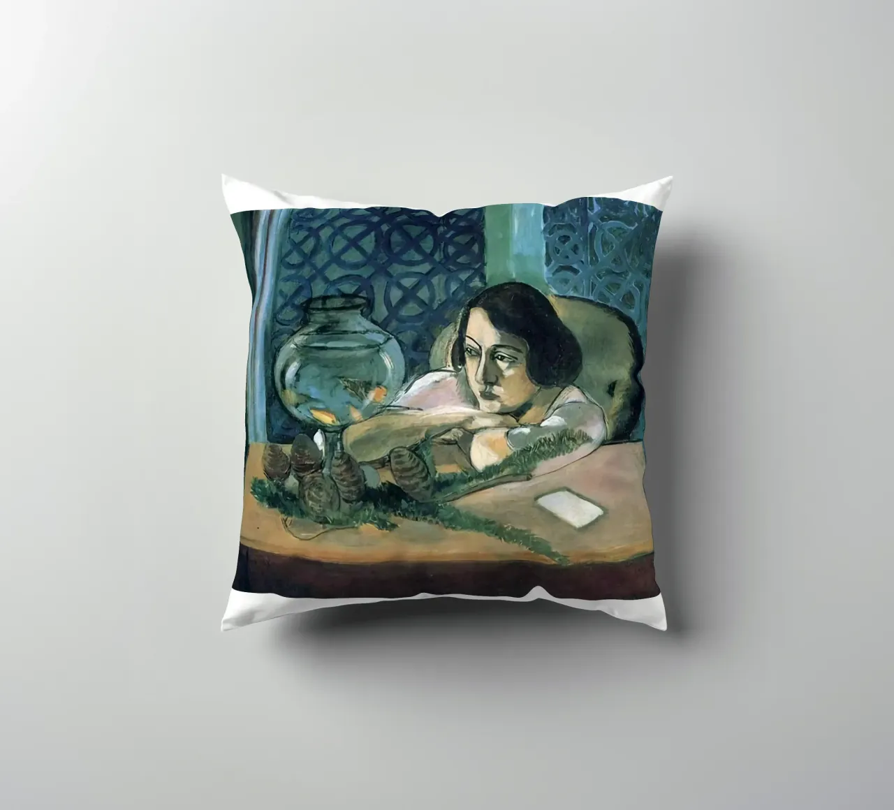Henri Matisse - Donna sola cuscino da DODOLAN STORE