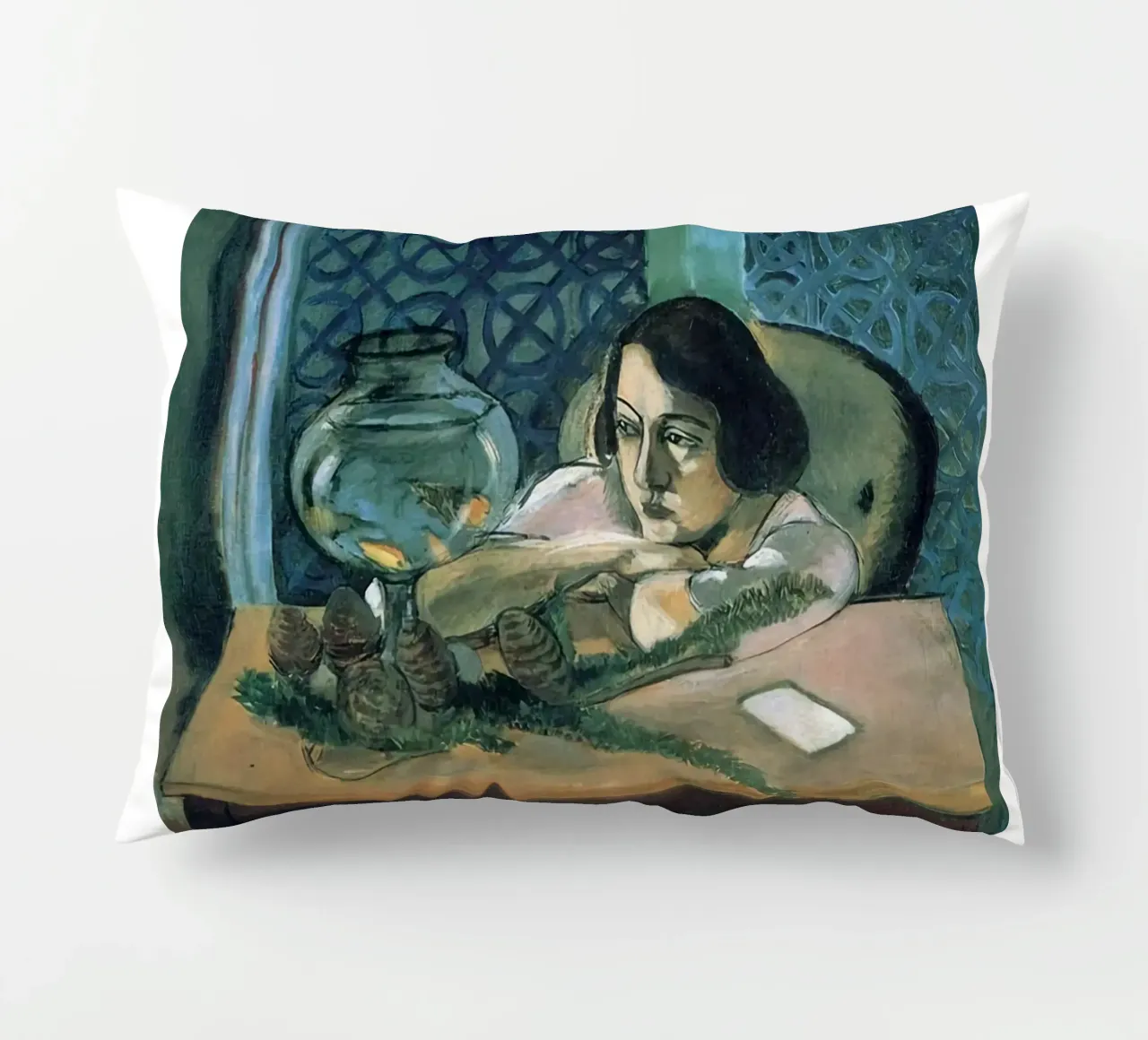 Henri Matisse - Donna sola cuscino da DODOLAN STORE