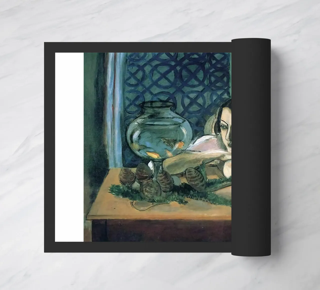 Henri Matisse - Donna sola zerbino da DODOLAN STORE