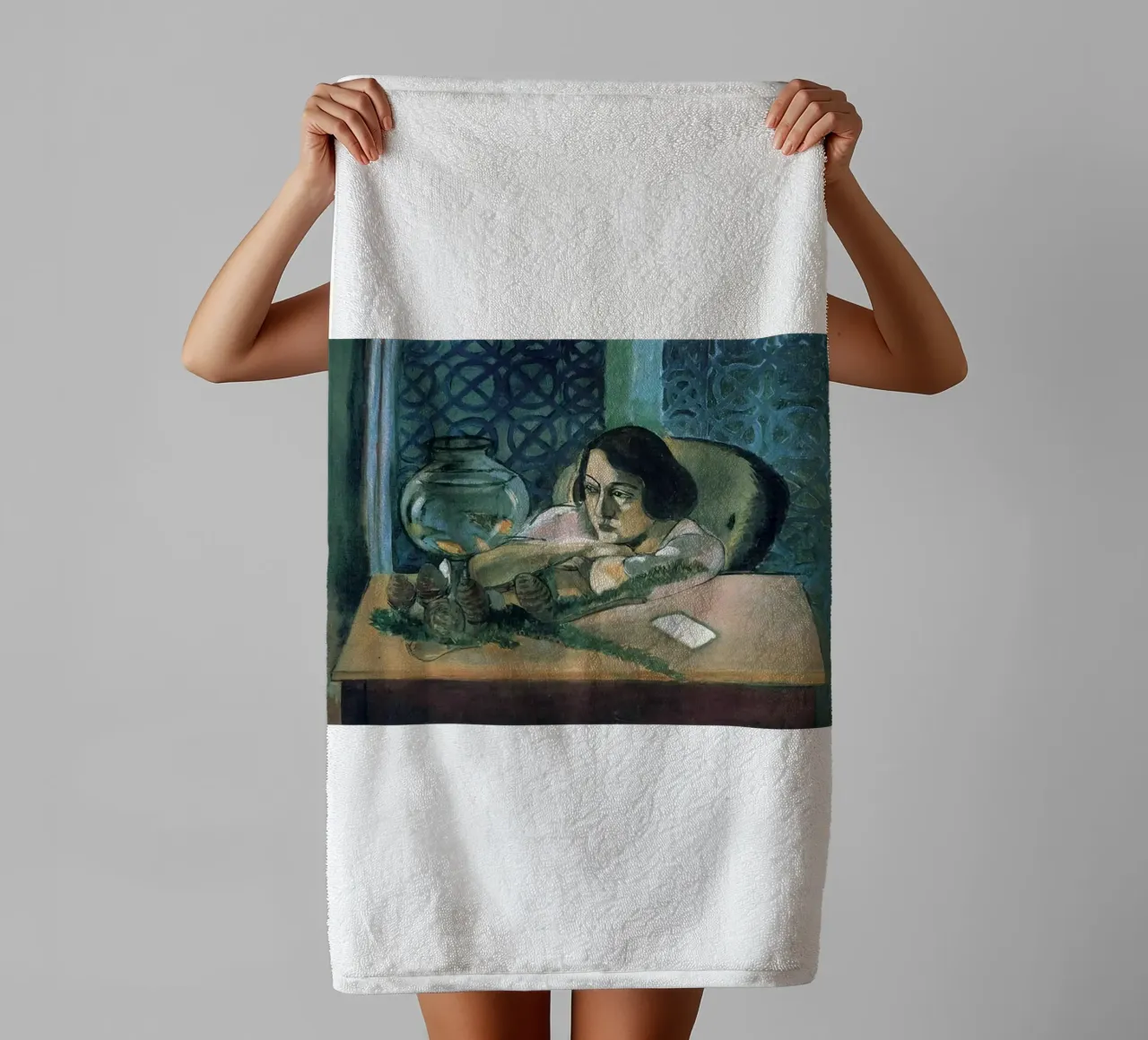 Henri Matisse - Donna sola asciugamano da bagno da DODOLAN STORE