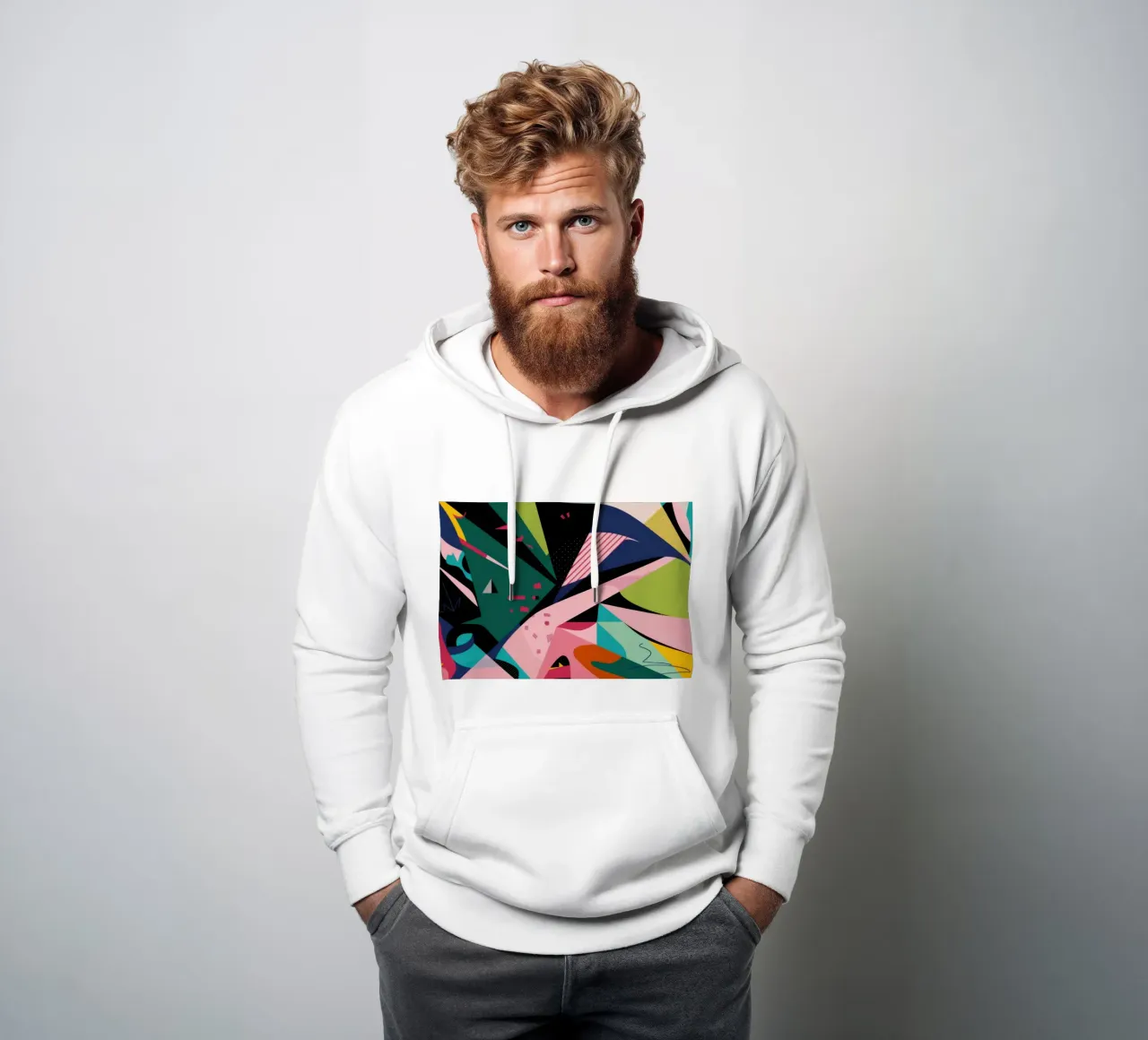 Astrazione aviaria tropicale felpa con cappuccio da Bring Haven
