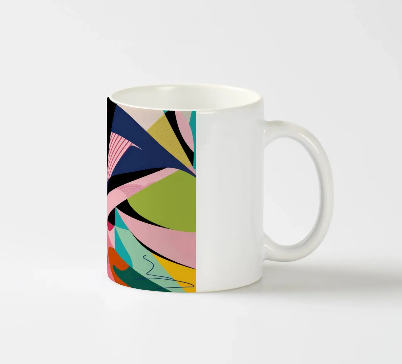 Astrazione aviaria tropicale tazza in ceramica da Bring Haven