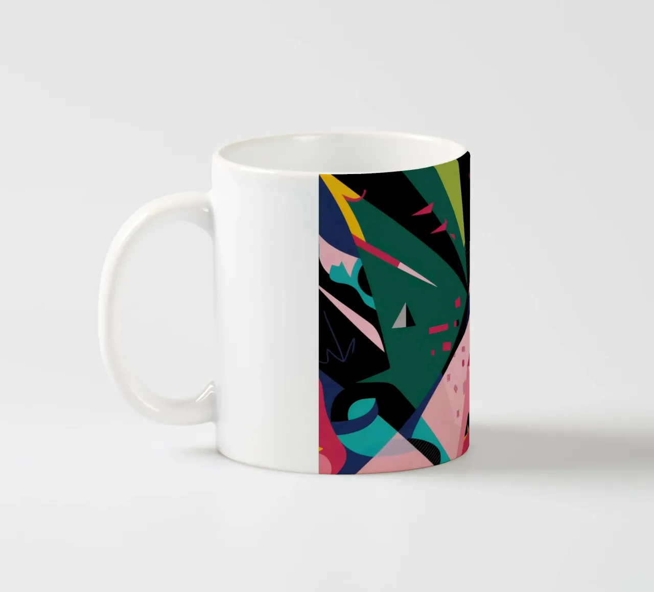 Astrazione aviaria tropicale tazza in ceramica da Bring Haven