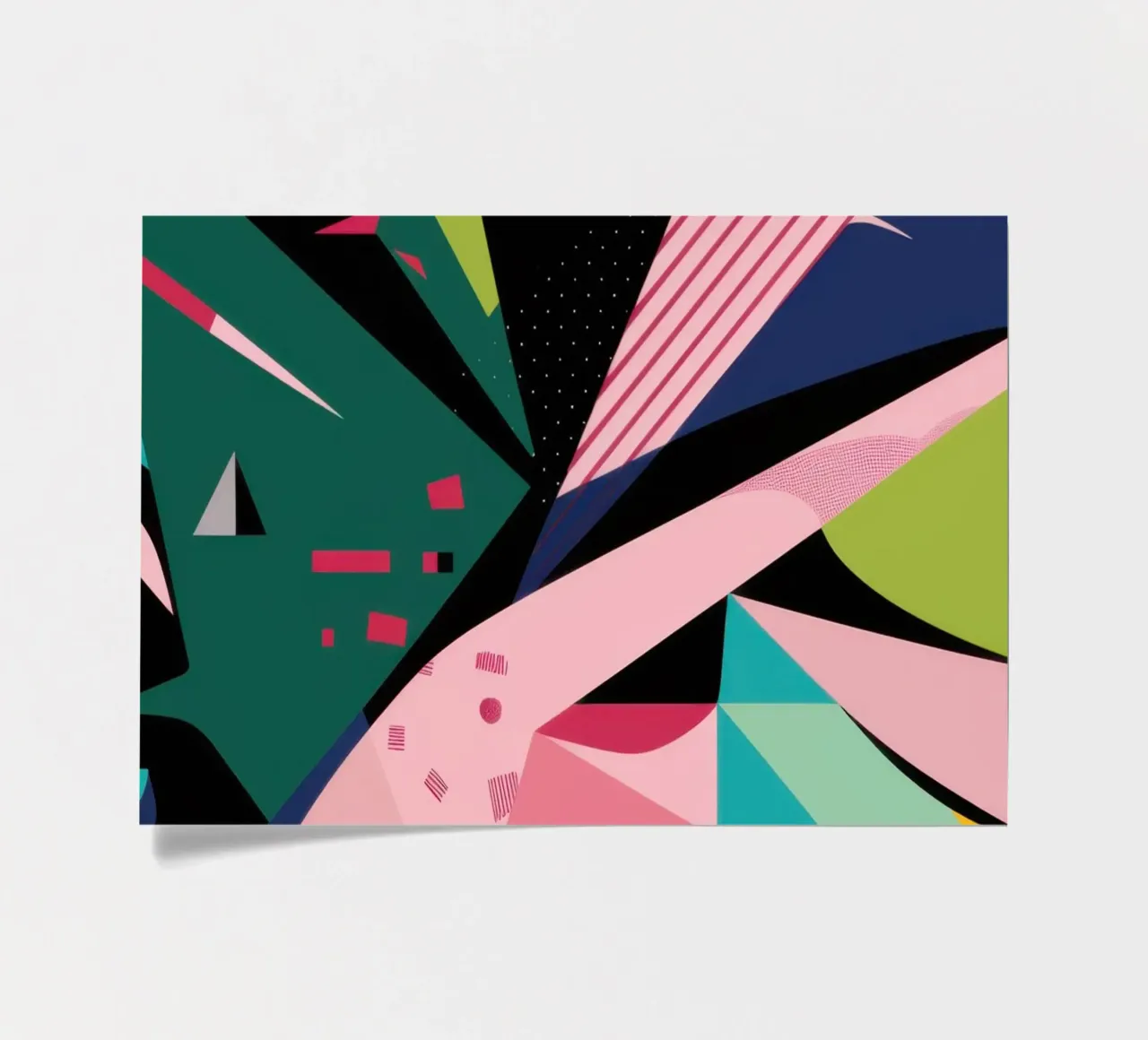 Tropische Vogelabstraktion Stickerbogen von Bring Haven