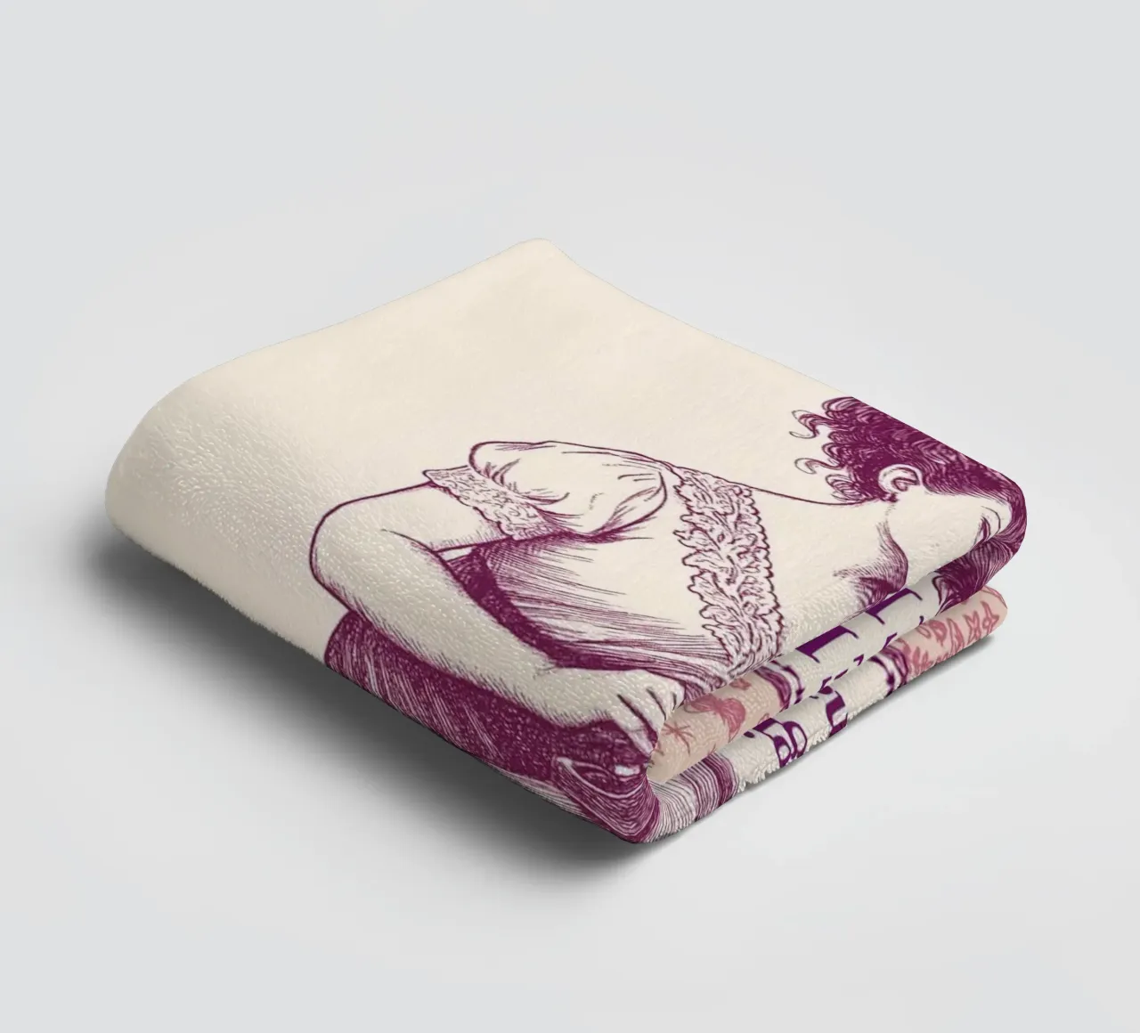 Writer girl Society - L'écriture chez les filles serviette de bain de Taika Tori Art