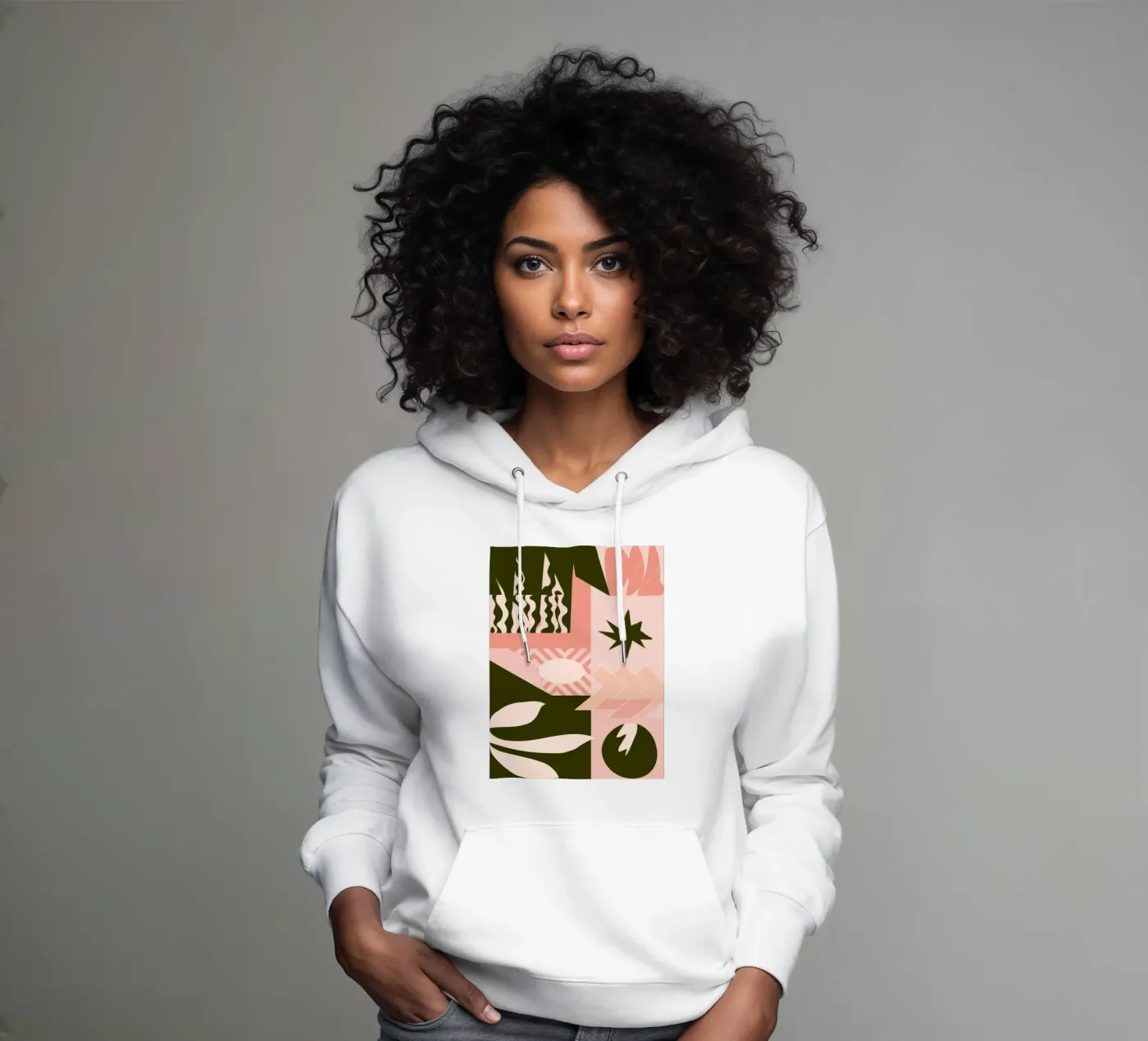 Bohemian Pattern Patchwork sweat à capuche de Bring Haven