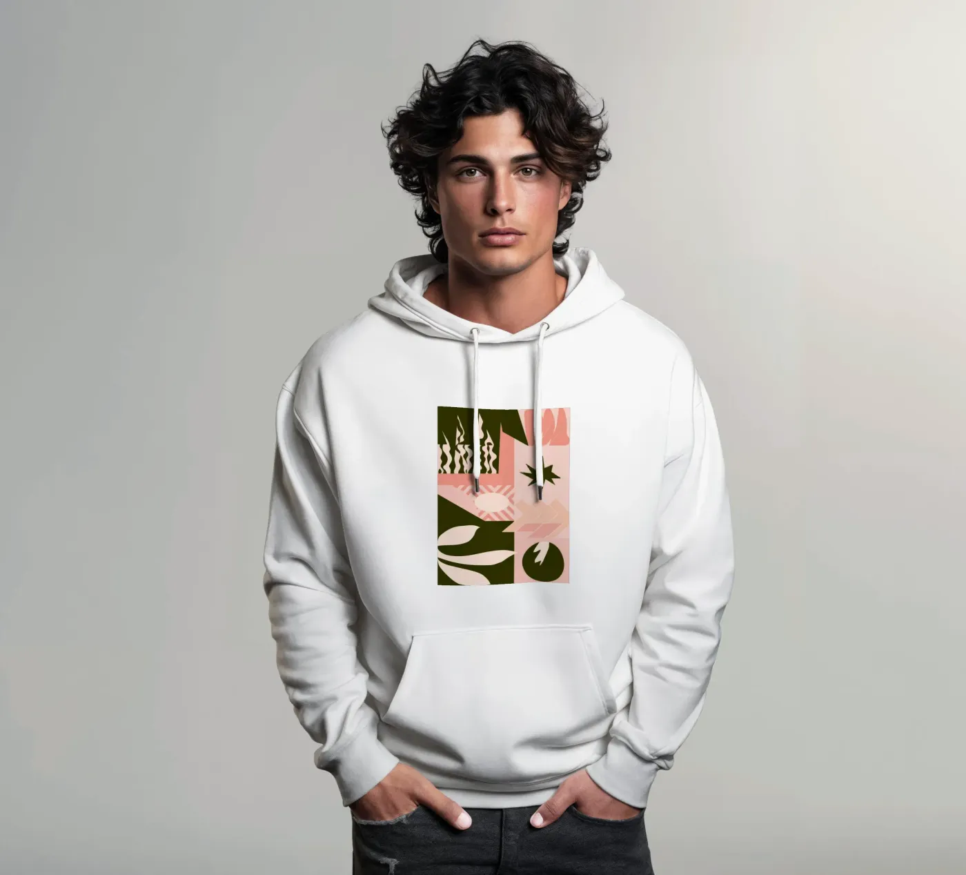 Bohemian Pattern Patchwork hoodie van Bring Haven