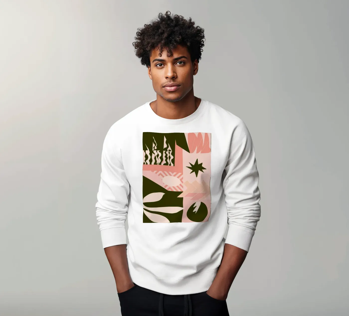 Bohemian Pattern Patchwork sweatshirt by Bring Haven