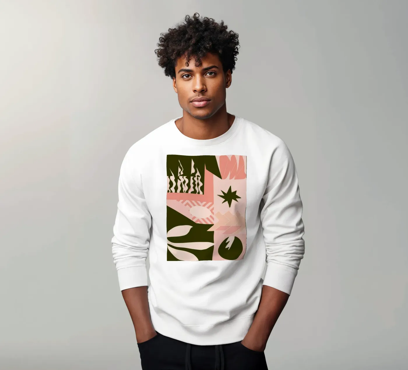 Patchwork à motif bohème sweat de Bring Haven