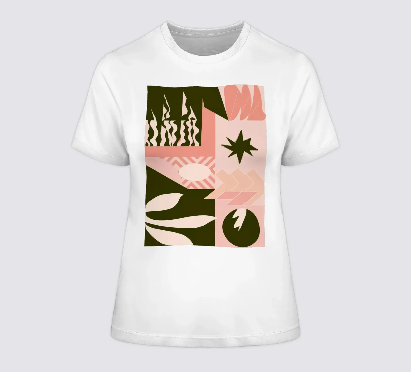 Patchwork con motivo bohémien t-shirt da donna da Bring Haven