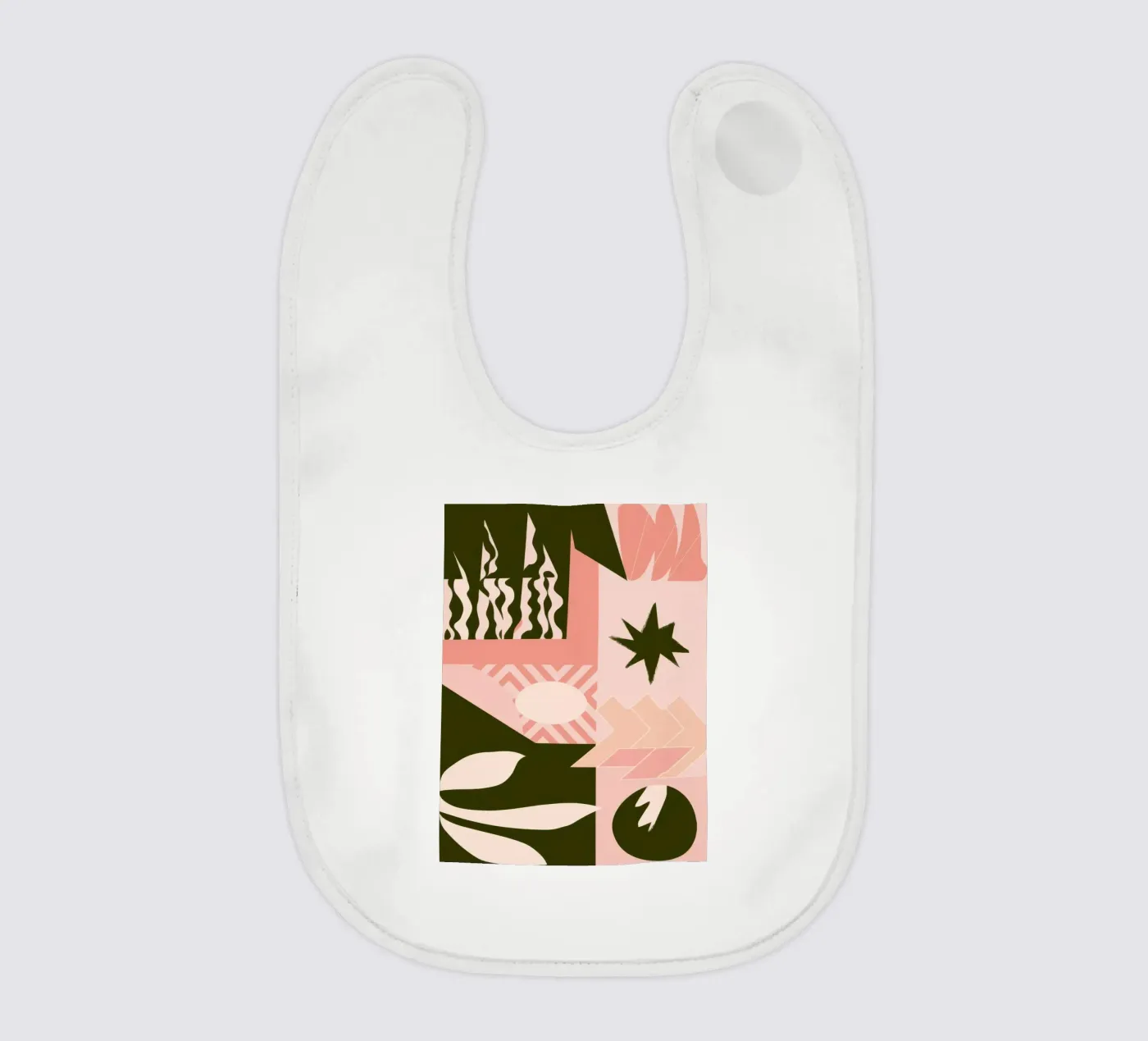 Bohemian Pattern Patchwork baby bib by Bring Haven