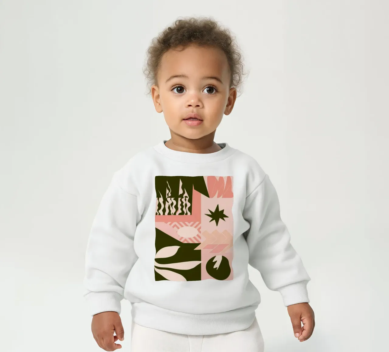 Patchwork con motivo bohémien felpa neonato da Bring Haven