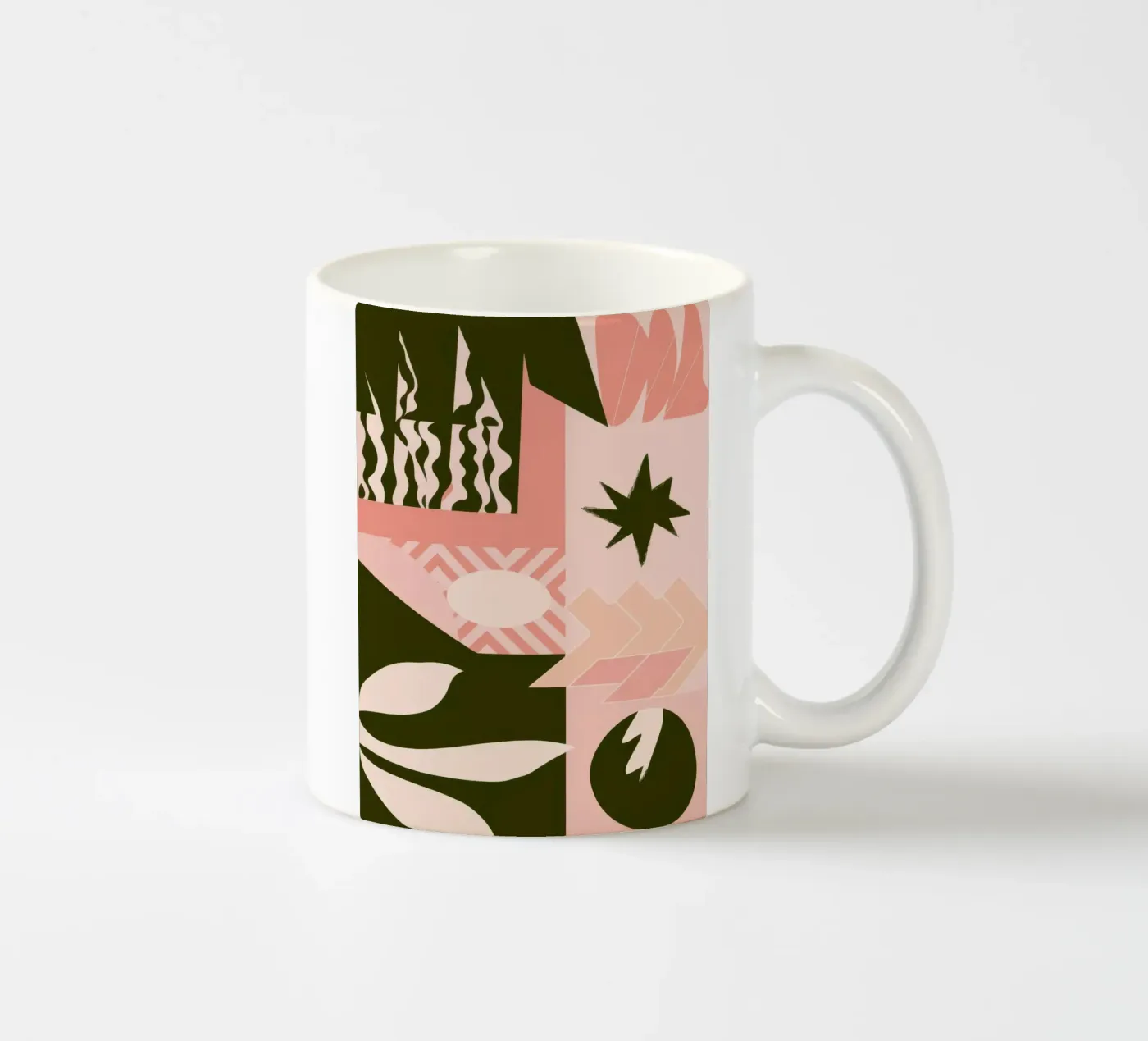 Bohemian Pattern Patchwork ceramic mug by Bring Haven