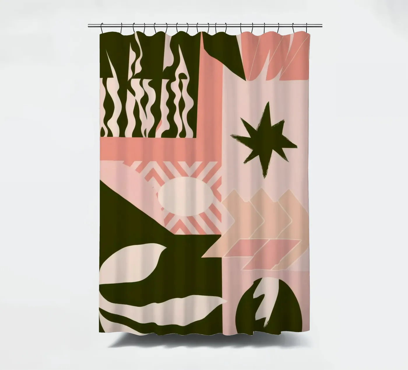 Bohemian Pattern Patchwork Duschvorhang von Bring Haven