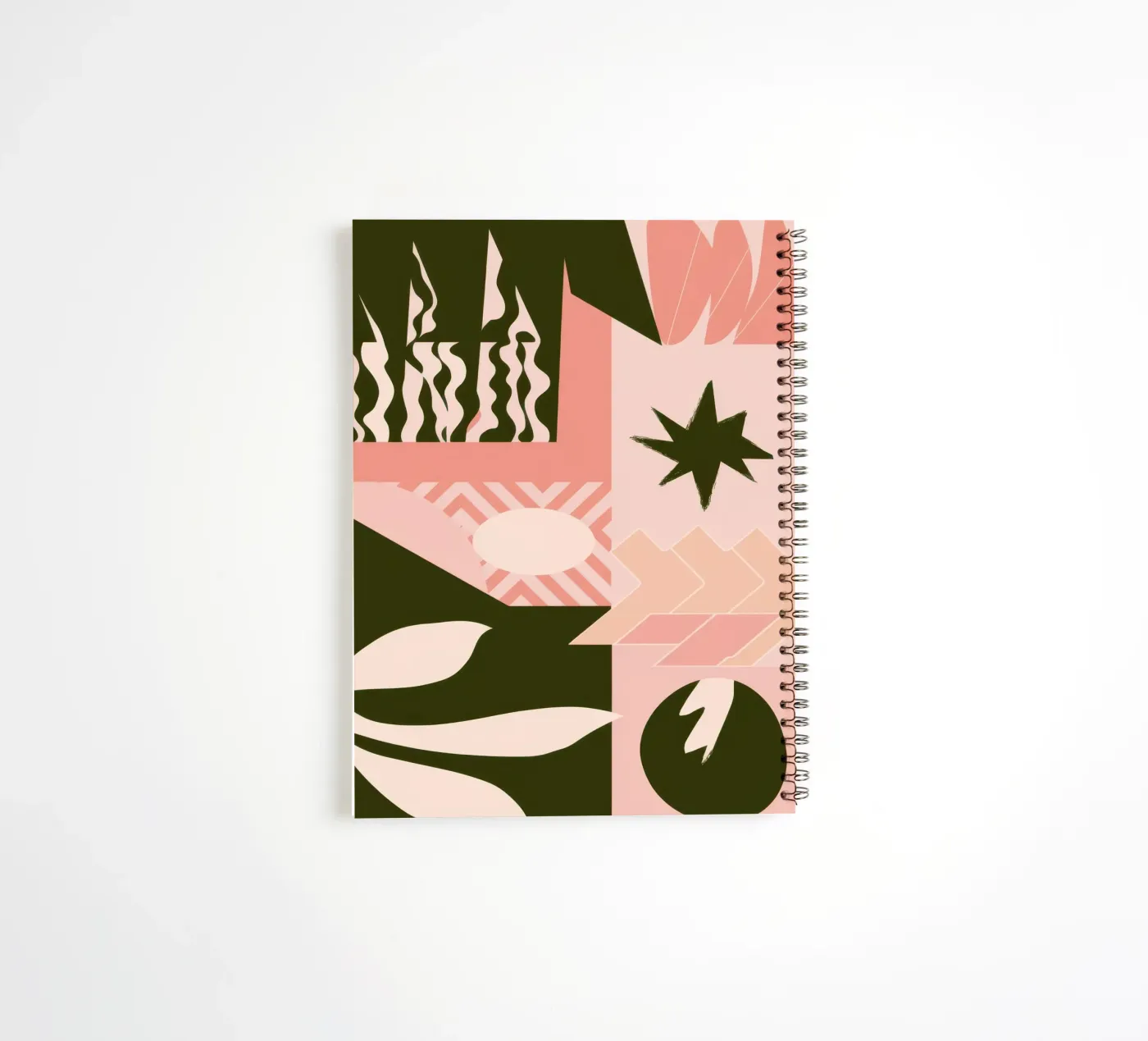 Bohemian Pattern Patchwork spiral notebook by Bring Haven