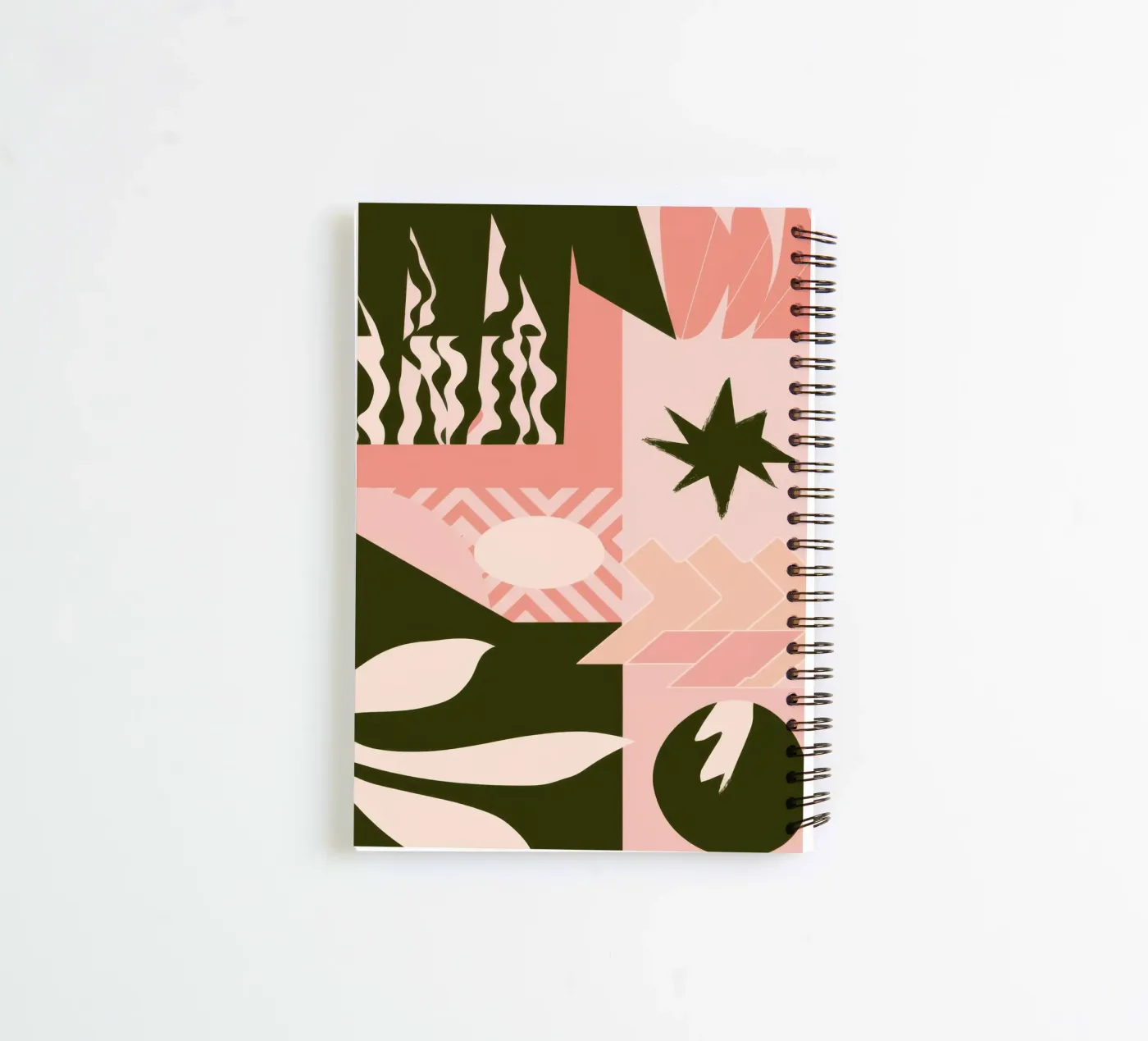 Bohemian Pattern Patchwork spiral notebook by Bring Haven