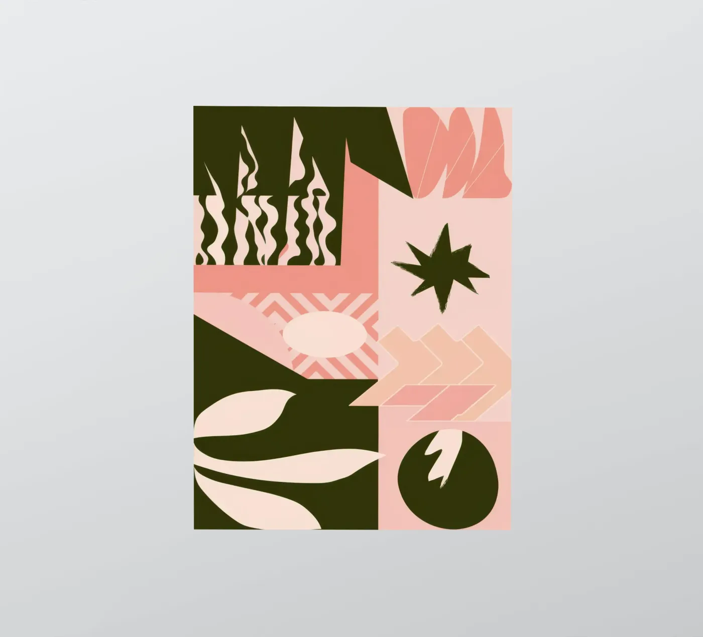 Bohemian Pattern Patchwork sticker van Bring Haven