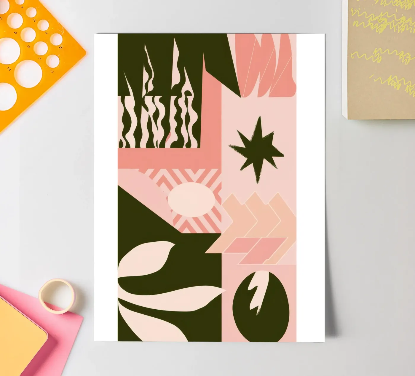 Bohemian Pattern Patchwork sticker sheet by Bring Haven