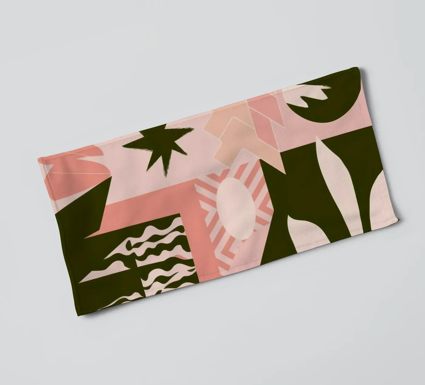 Boheems Patroon Patchwork badhanddoek van Bring Haven