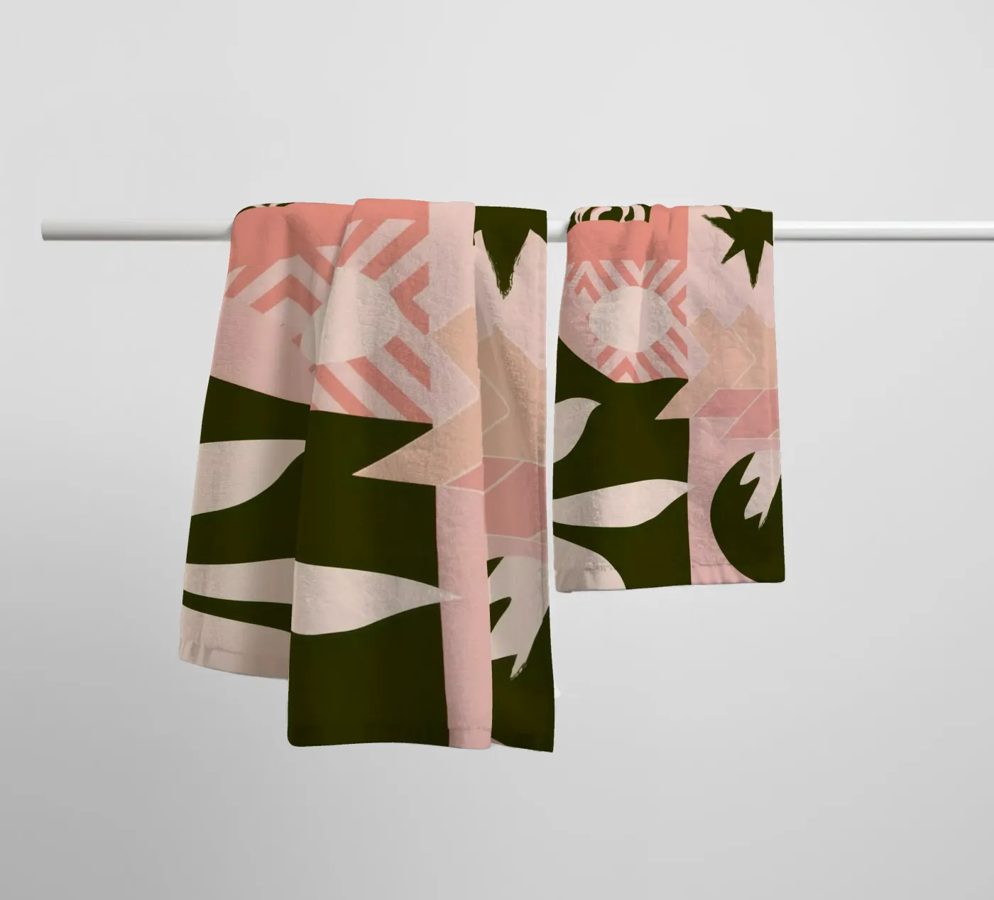 Boheems Patroon Patchwork badhanddoek van Bring Haven