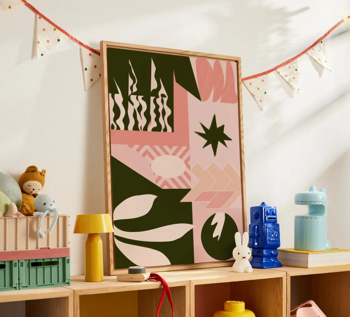 Bohemian Pattern Patchwork acrylic glass by Bring Haven