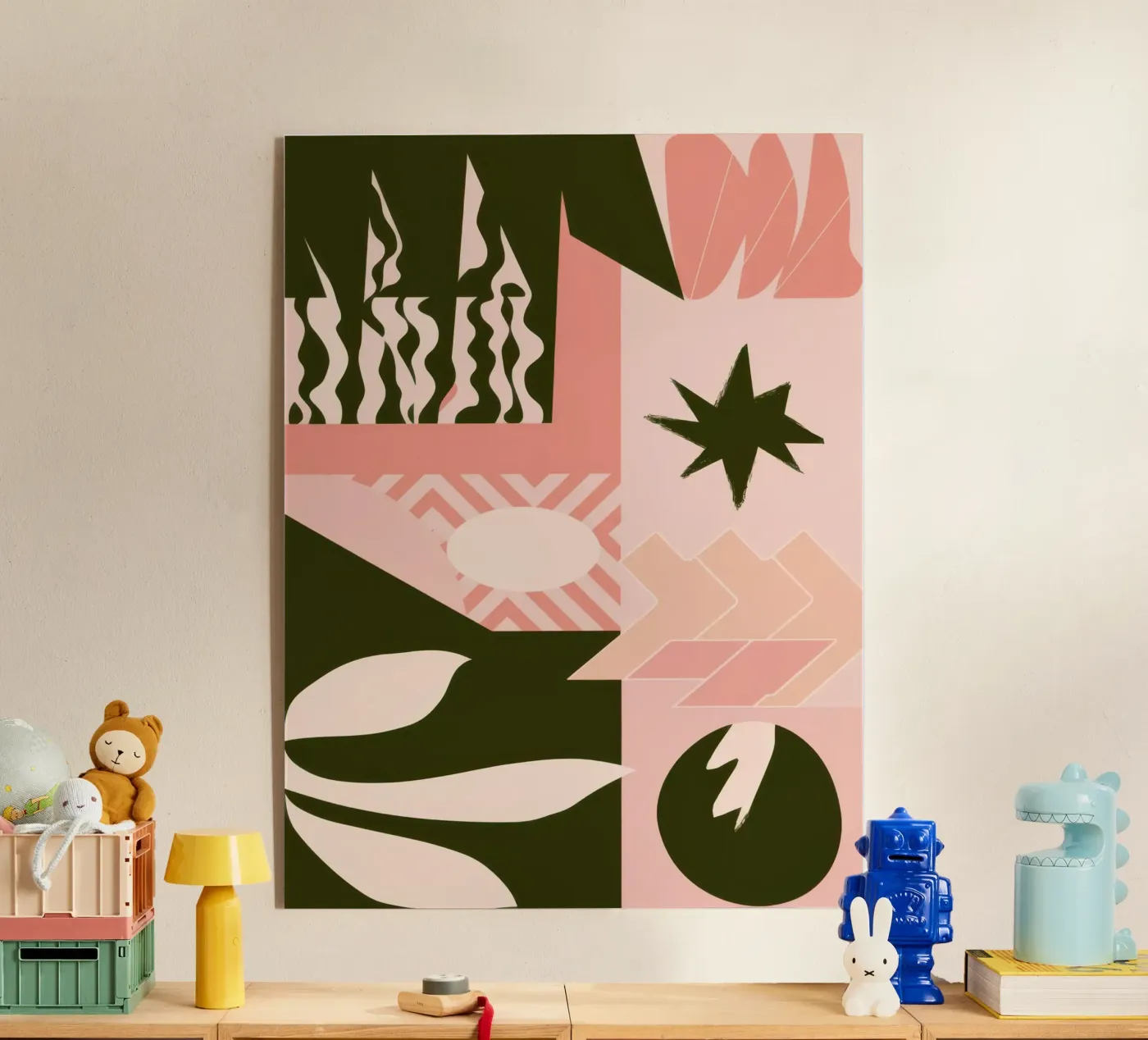 Bohemian Pattern Patchwork acrylic glass by Bring Haven