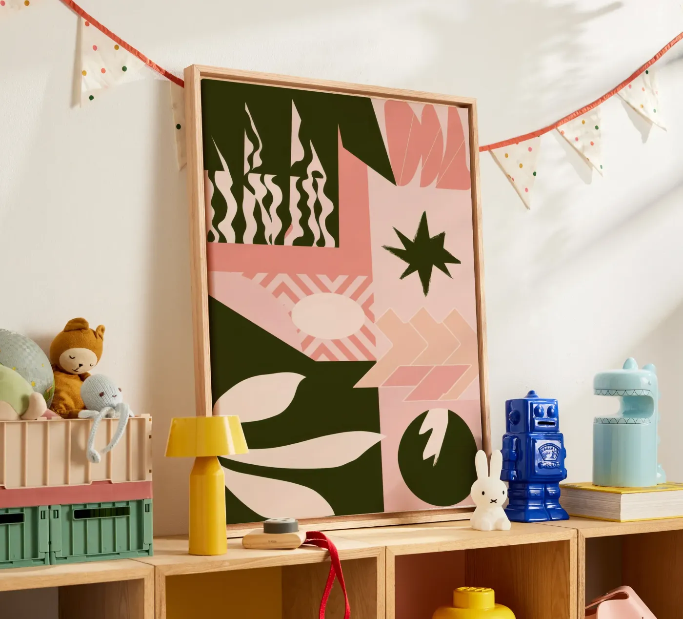 Boheems Patroon Patchwork canvas van Bring Haven