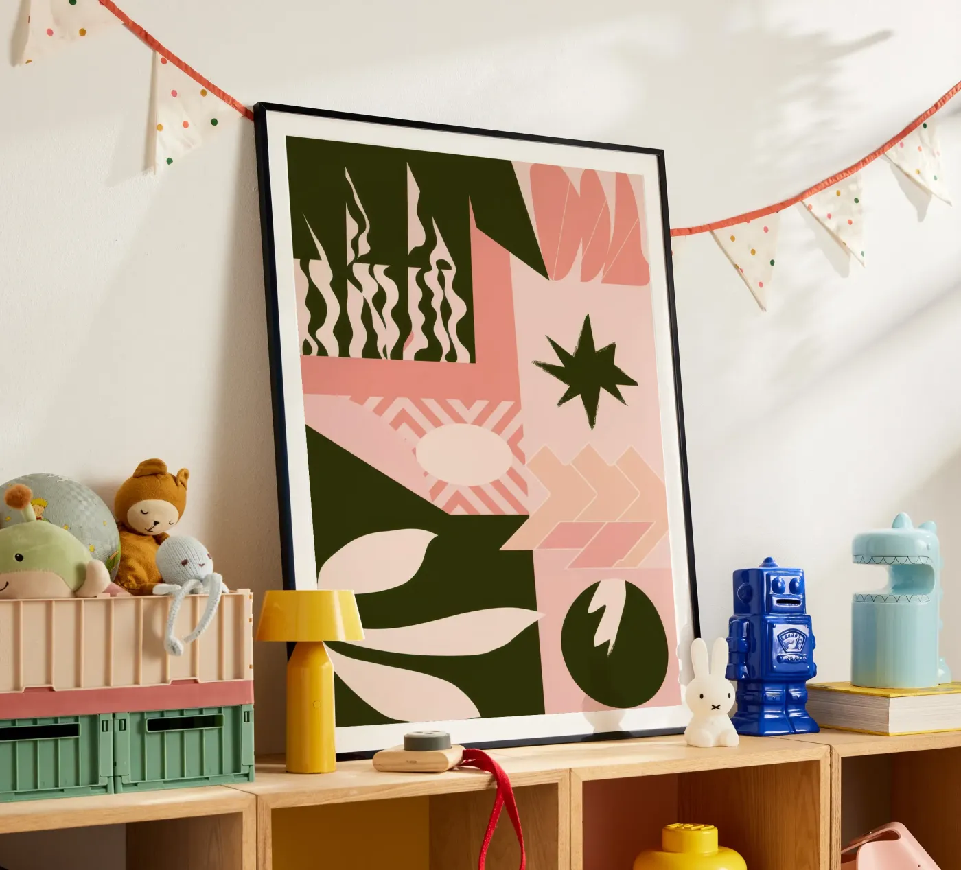 Bohemian Pattern Patchwork Poster von Bring Haven