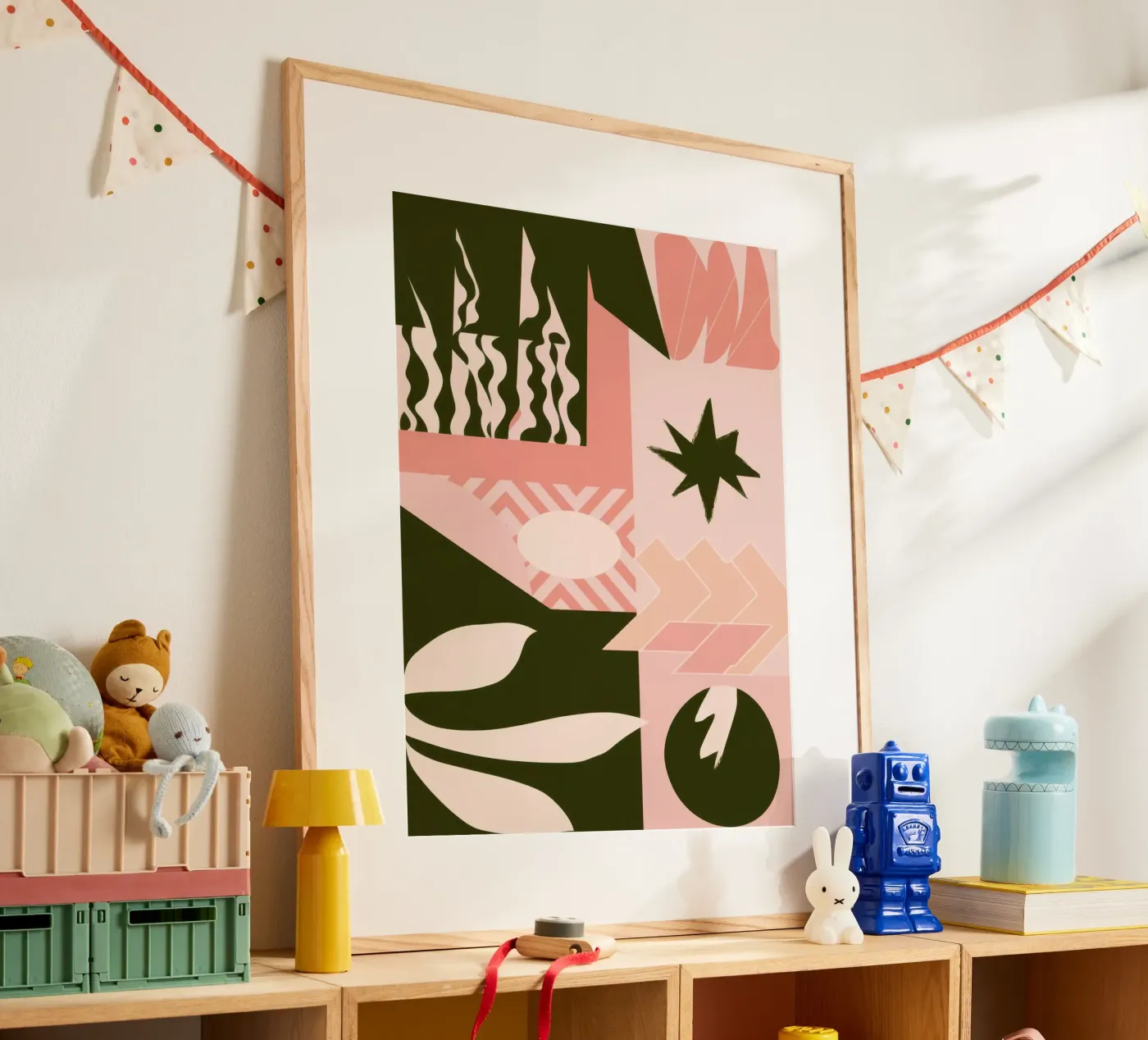 Bohemian Pattern Patchwork Poster von Bring Haven