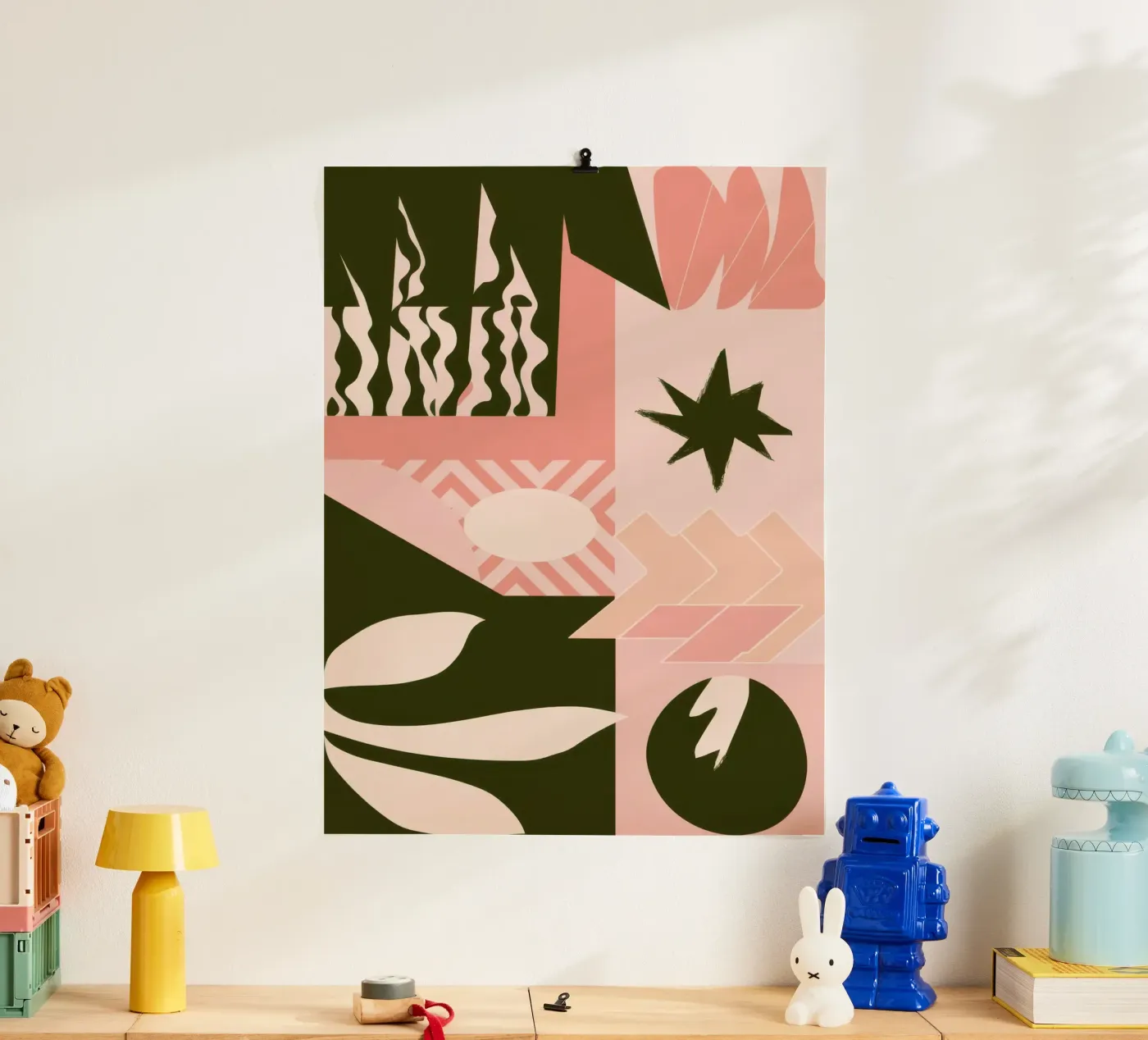 Bohemian Pattern Patchwork Poster von Bring Haven
