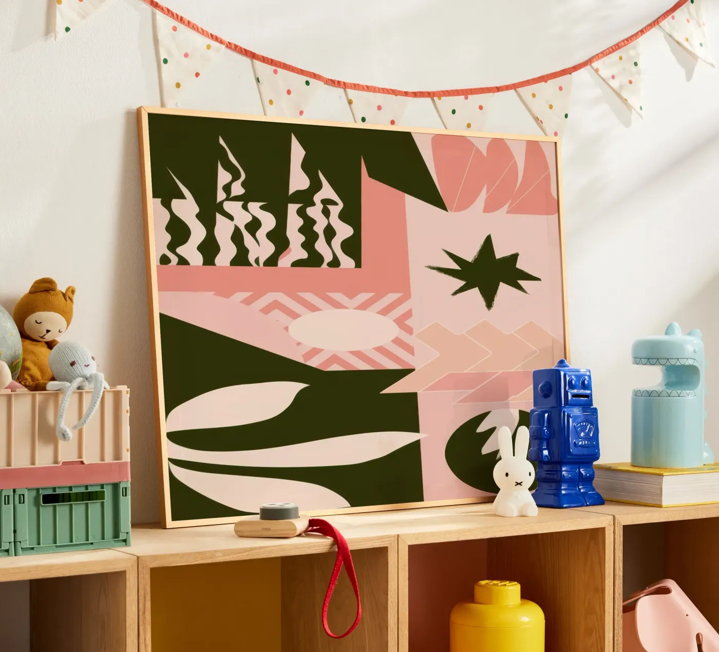 Bohemian Pattern Patchwork Poster von Bring Haven