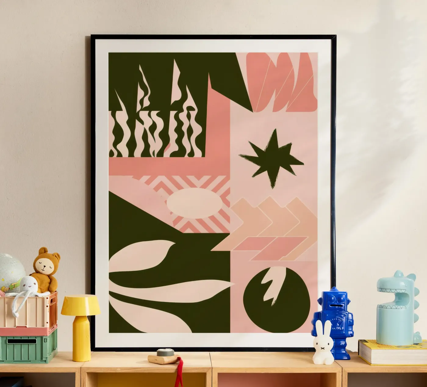 Bohemian Pattern Patchwork Poster von Bring Haven