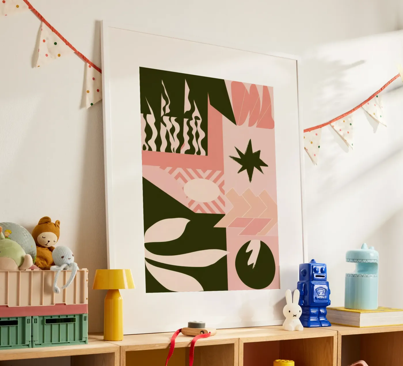 Bohemian Pattern Patchwork Poster von Bring Haven